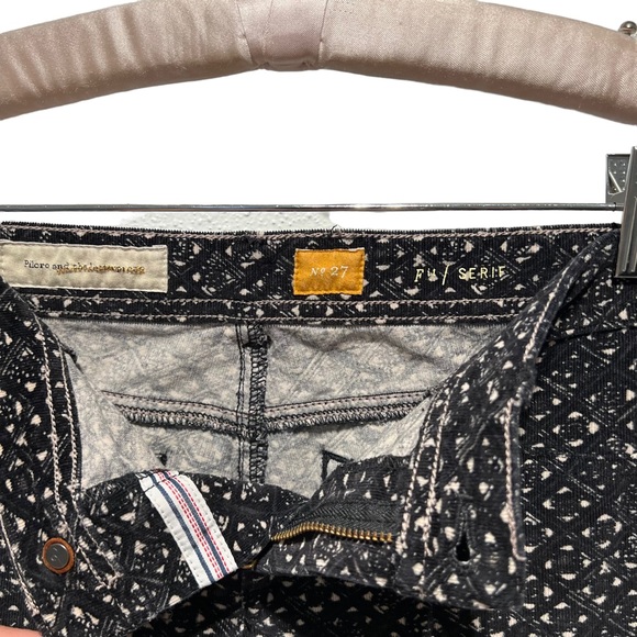 Anthropologie Pilcro & The Letterpress Abstract Print Corduroy Pants Size 27 - Picture 10 of 12